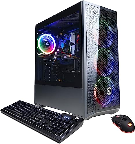 CYBERPOWERPC Gamer Xtreme VR Gaming PC, Intel Core i5-11400F 2.6GHz, 8GB DDR4, GeForce RTX 2060 6GB, 500GB NVMe SSD, WiFi Ready & Win 11 Home (GXiVR8060A11)