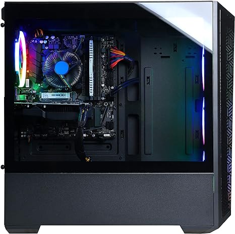 CYBERPOWERPC Gamer Xtreme VR Gaming PC, Intel Core i5-11400F 2.6GHz, 8GB DDR4, GeForce RTX 2060 6GB, 500GB NVMe SSD, WiFi Ready & Win 11 Home (GXiVR8060A11)